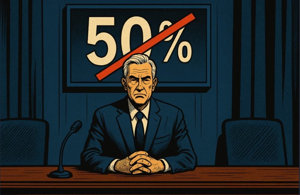 Rate Cut Odds Fall Below 50 %, Tension Rises!